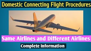 Domestic connecting flight in English  Connecting flight tips [upl. by Anedal]