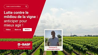 Lutte contre le mildiou de la vigne  anticiper pour mieux agir [upl. by Catha]