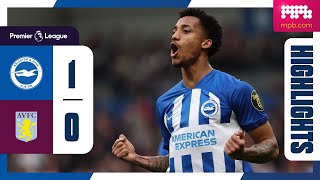 PL Highlights Brighton 1 Aston Villa 0 [upl. by O'Meara]