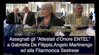 ItaliaCronaca  LiguriaCronaca  Consegnati gli attestati donore ENTEL 2024 [upl. by Falzetta796]