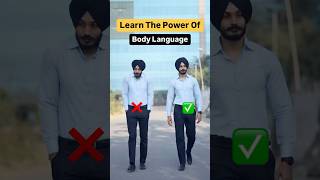 Learn the power of body language Look confident amp dominating [upl. by Eniaj]