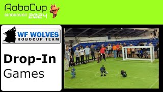 Robocup 2024  WFWolves Humanoid Soccer Competition Kid Size  DropIn Round 2 Games Field Stream [upl. by Glenn974]