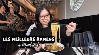 Les MEILLEURS RAMEN japonais à Montréal Une tournée incontournable de ramen [upl. by Ivetts]