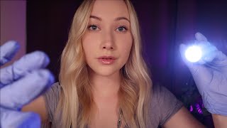 ASMR Chaotic FAST Medical Exam follow my instructions bright lights unpredictable triggers [upl. by Ryter]