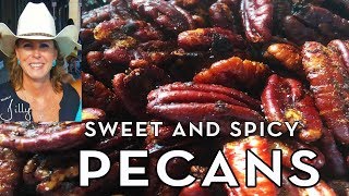 Sweet and Spicy Pecan Recipe – Oven Roasted Pecans [upl. by Ahgiel]