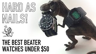 Every Collection Needs A Beater The Best Watches Under 50  Casio Duro amp GShock DW5600E Review [upl. by Ahsenav245]