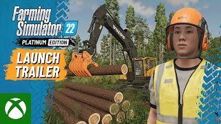 Farming Simulator 22  Platinum Edition  Launch Trailer [upl. by Hafirahs954]