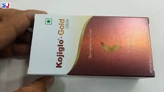 Kojiglo Gold Cream  Kojiglo Gold Skin Lightening Cream  Kojiglo Gold cream Uses benefit Hindi [upl. by Holladay523]