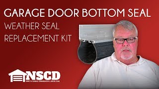 Garage Door Bottom Weather Seal Replacement Kit [upl. by Eseryt]