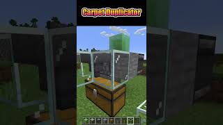 Carpet Duplicator in Minecraft 🪄  Quick Tutorial minecraftmeme minecraftshort redstone [upl. by Sulecram51]