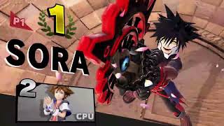 If VANITAS from Kingdom Hearts was in Smash FANMADE Victory Theme [upl. by Aisatal]