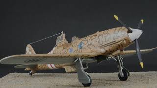 Macchi 202 Folgore  172 kit built  Hasegawa  HD [upl. by Auqenahc620]