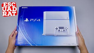 Unboxing PS4 Fat Glacier White IndonesiaPlayStation 4 Glacier White Putih 500GB CUH1106A th2014 [upl. by Votaw]