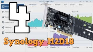 Synology M2D18 Performance Test 4  HDD Volume WITH SSD Cache [upl. by Angelis903]