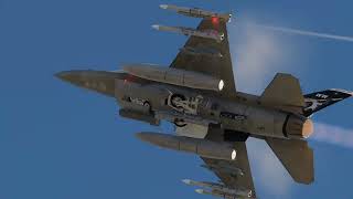 DCS WORLD F16 DEMO FLIGHT TRAINING AT LLRM [upl. by Bertha650]