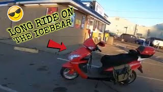 MODESTO TO TURLOCK ON MY 150CC SCOOTER [upl. by Naihtniroc304]