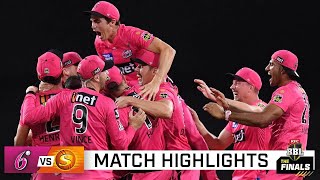 Sydney Sixers too strong for Perth Scorchers and go backtoback  KFC BBL10 [upl. by Cantone]