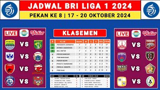 Jadwal Liga 1 2024 Pekan 8  Persib vs Persebaya  PSM vs Madura  Liga 1 Indonesia 2024 [upl. by Ahsehyt546]