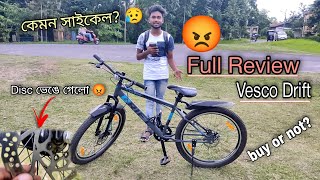 Disc brakes are broken 😥 Most faltu cycle Vesco  Vesco Drift disc break problem Saheb Lifestyle [upl. by Ancell87]