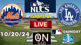 🔴Los Angeles Dodgers vs New York Mets Live MLB NLCS BASEBALL Game 6 PlaybyPlay 3D Presentation [upl. by Em]