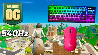 SteelSeries Apex Pro TKL ASMR 😴 Fortnite OG Reload 🏆 Satisfying Keyboard Fortnite 360 FPS 4K [upl. by Aryn267]