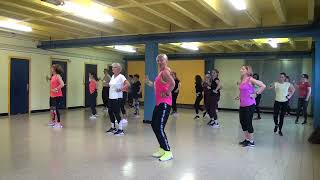 Zumba à Liège  cumbia  reggaeton  toning  Timba2  ZIN 103 [upl. by Schroer]