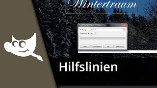 Gimp Hilfslinien einfügen verschieben und entfernen ✅ Tutorial [upl. by Nalrah]