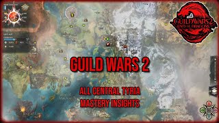 Guild Wars 2 All 9 Central Tyria Mastery Insights [upl. by Adena]