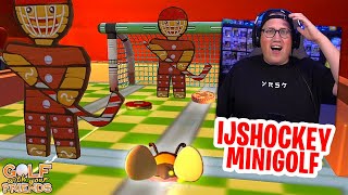 PROBLEMEN IN IJSHOCKEY MINIGOLF 🥅🏒 [upl. by Zahc768]