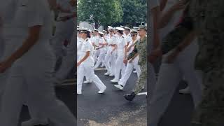 Running into my midshipmen on the morning of USNAs graduation [upl. by Yrokcaz983]