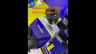 Trinocular Stereo Microscope suitable for phone and tablet repair biological observation [upl. by Carla189]