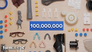 Celebrating 100000000 Innovations Made With Formlabs 3D Printers [upl. by Asial]