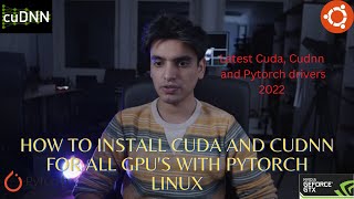 Full installation of Cuda and Cudnn with Pytorch for all GPUs in Linux [upl. by Ahsinac761]