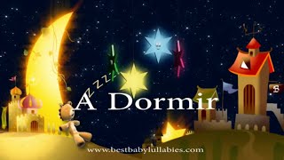 A Dormir SOOTHING SPANISH BABY LULLABY SONG For Baby to Go To Sleep With Lyrics [upl. by Nicolas795]