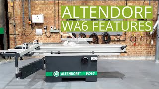 Altendorf WA6 Panel Saw Demonstration  Daltons Wadkin [upl. by Jeffie]