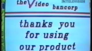 The Video Bancorp logo 1990 [upl. by Blackstock787]