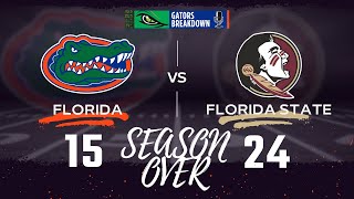 SEASON OVER Florida can’t keep up in 2415 loss to Florida State [upl. by Purdum485]