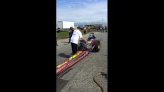 Herm Petersen Northwest Terror Cackles His Dragster At 16th Annual BC Classic amp Custom Car Show [upl. by Dianne]