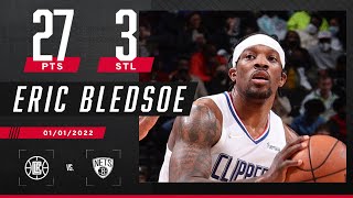 Eric Bledsoe leads Clippers past Nets in 13point Q4 comeback 🔥 [upl. by Yv939]