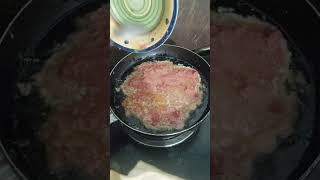 Frying corned beef with scramble eggs satisfying asmr cooking youtubeshorts shorts [upl. by Imogen]