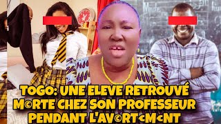 TOGO ÉWÉ DA DÉDÉ UN PROFESSEUR A JETTÉ LE C®RPS DUNE ELEVE DANS UN CANIVEAUX [upl. by Seyler]