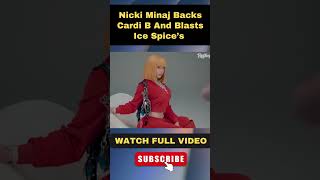 Nicki Minaj Backs Cardi B and Blasts Ice Spice  They Have Come Together to RUIN Her Career part 2 [upl. by Hakim]