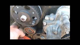 Chevette  Acadian 18 DIESEL TIMING BELT change The UNEXPLODED story [upl. by Naenaj749]