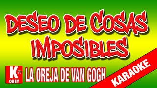 🎤 Karaoke DESEO DE COSAS IMPOSIBLES LOVG Abel Pintos karaokelatino laorejadevangogh abelpintos [upl. by Nahij]