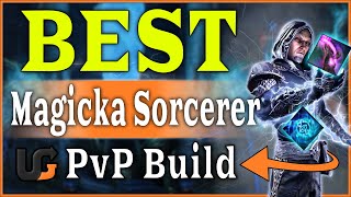 The BEST sorcerer pvp build ESO magicka sorcerer pvp build  Gold Road update 42 [upl. by Johann504]