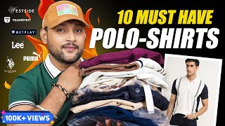 10 Best Polo ShirtsTShirts Outfit For Men on Myntra 🔥 Westside US Polo  Haul 2024  ONE CHANCE [upl. by Kort]