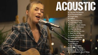 The Best Acoustic Songs of All Time  English Love Songs Acoustic Cover 2023  Acoustic 2023 [upl. by Aerdnaxela]