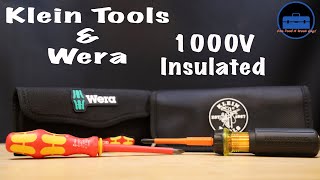 Insulated Screwdrivers Set Klein Tools amp Wera [upl. by Nah116]