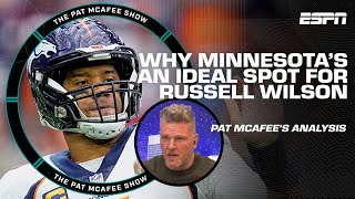 Pat McAfee reacts to Broncos releasing Russell Wilson 🚨 WATCH THE VIKINGS  The Pat McAfee Show [upl. by Azial320]