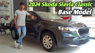 Base Model मैं ही इतने 😲 Features  2024 Skoda Slavia Classic 10L TSL MT [upl. by Coplin]